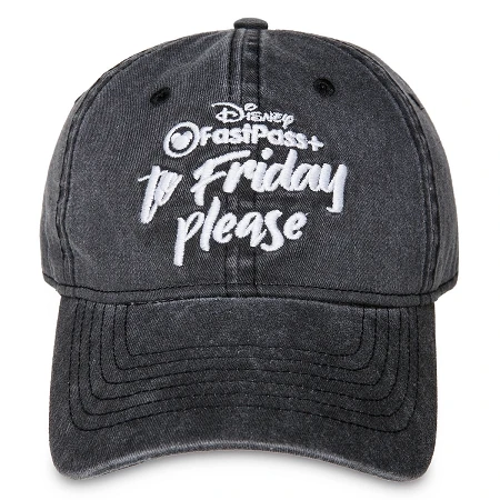 Disney Hat - Baseball Cap - Disney Parks - Fastpass To Friday 1 Disney Hat - Baseball Cap - Disney Parks - Fastpass To Friday