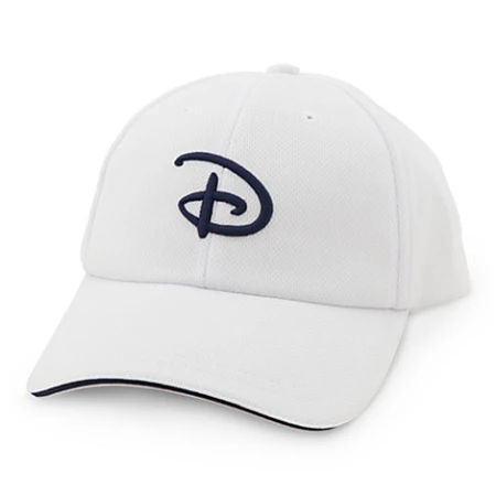 Disney Hat - Baseball Cap - Disney Logo Sport Cap - White 1 Disney Hat - Baseball Cap - Disney Logo Sport Cap - White