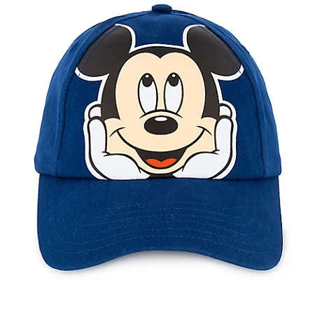 Disney Hat For Kids - Baseball Cap - Mickey Mouse Face 1 Disney Hat For Kids - Baseball Cap - Mickey Mouse Face