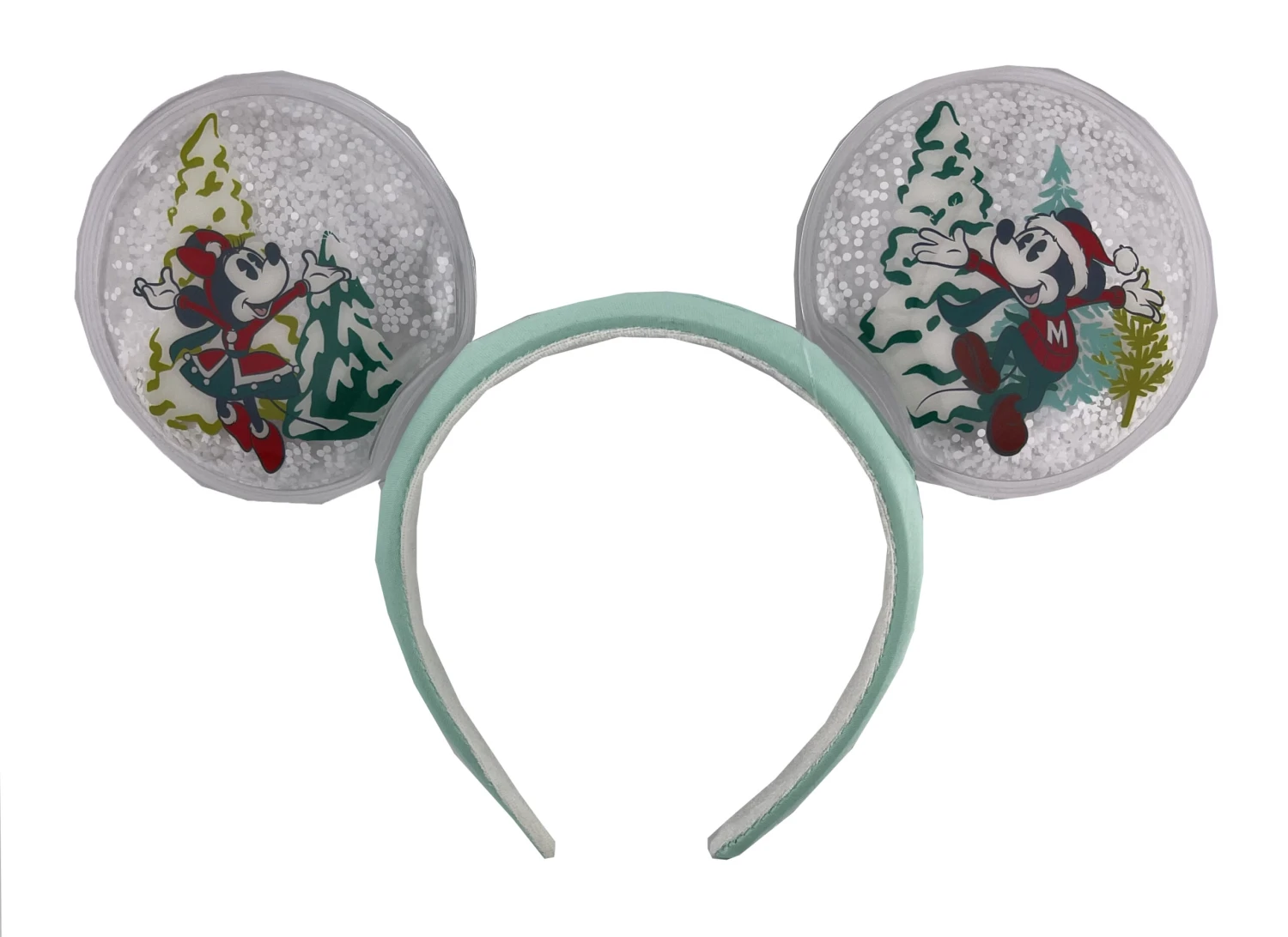 Disney Ears Headband - 2022 Holiday Snow Globe - Mickey & Minnie 1 Disney Ears Headband - 2022 Holiday Snow Globe - Mickey & Minnie