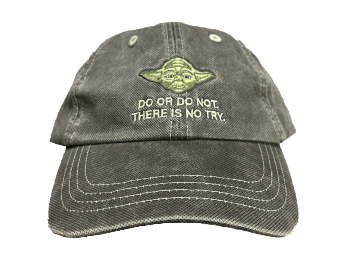 Disney Hat - Baseball Cap - Yoda - Do Or Do Not 1 Disney Hat - Baseball Cap - Yoda - Do Or Do Not