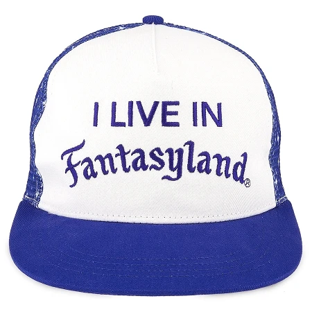 Disney Hat - Baseball Cap - I Live In Fantasyland 1 Disney Hat - Baseball Cap - I Live In Fantasyland