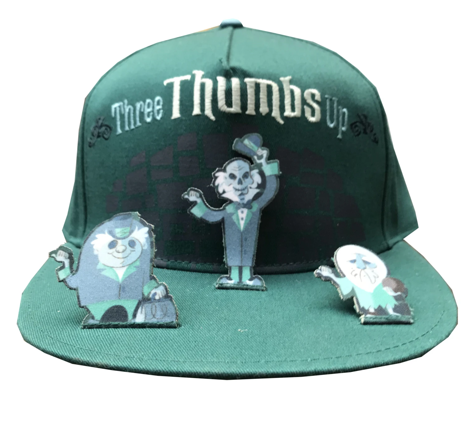 Disney Hat - Baseball Cap - The Haunted Mansion - Three Thumbs Up 1 Disney Hat - Baseball Cap - The Haunted Mansion - Three Thumbs Up