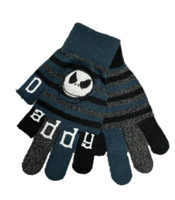 Disney Knit Gloves - Bone Daddy - Jack Skellington