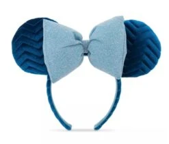 Disney Ears Headband - Minnie Mouse Quilted - Azul